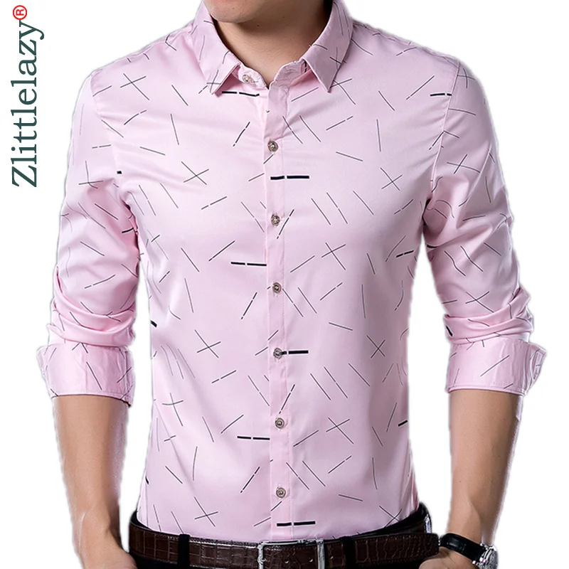 

2022 Social Long Sleeve Line Designer Shirts Men Slim Fit Vintage Fashions Men's Shirt Man Dress Jersey Casual Clothing 36814
