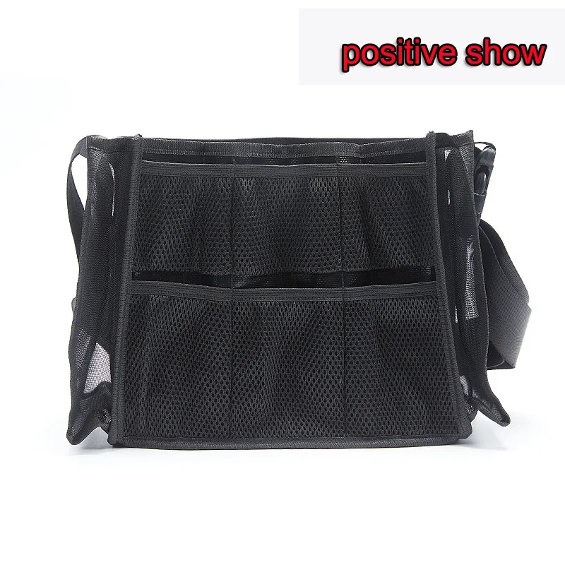 

Multifunction Large-Capacity Travel Makeup Tool Bag Fashion Makeup Artist Makeup Brush Organizer Bag Black Mesh Cosmetic Bags