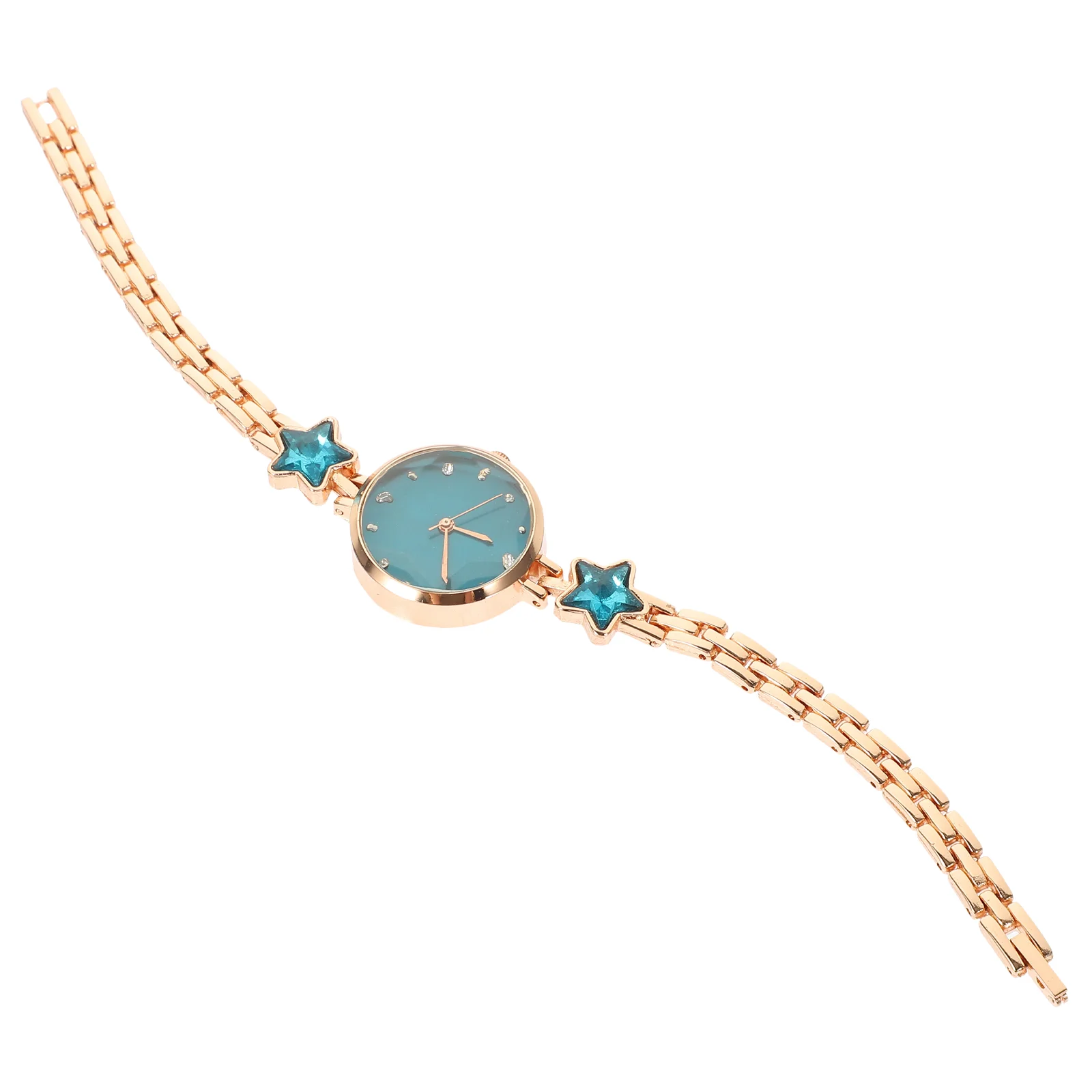 

Watch- Womens Watch, Rose Rhinestone Womens Bracelet, Alloy Watch Star Shaped Rhinestone Womens Bracelet for