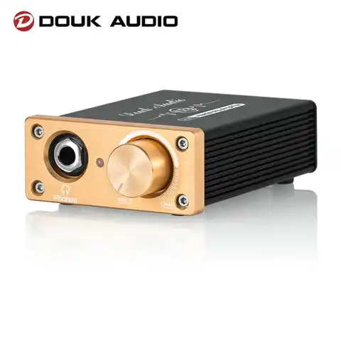 Усилитель для наушников Douk Audio U3 Mini Pure Class A, Hi-Fi, сверхкомпактный Домашний Настольный стерео усилитель для гарнитуры HD580/HD600/HD650