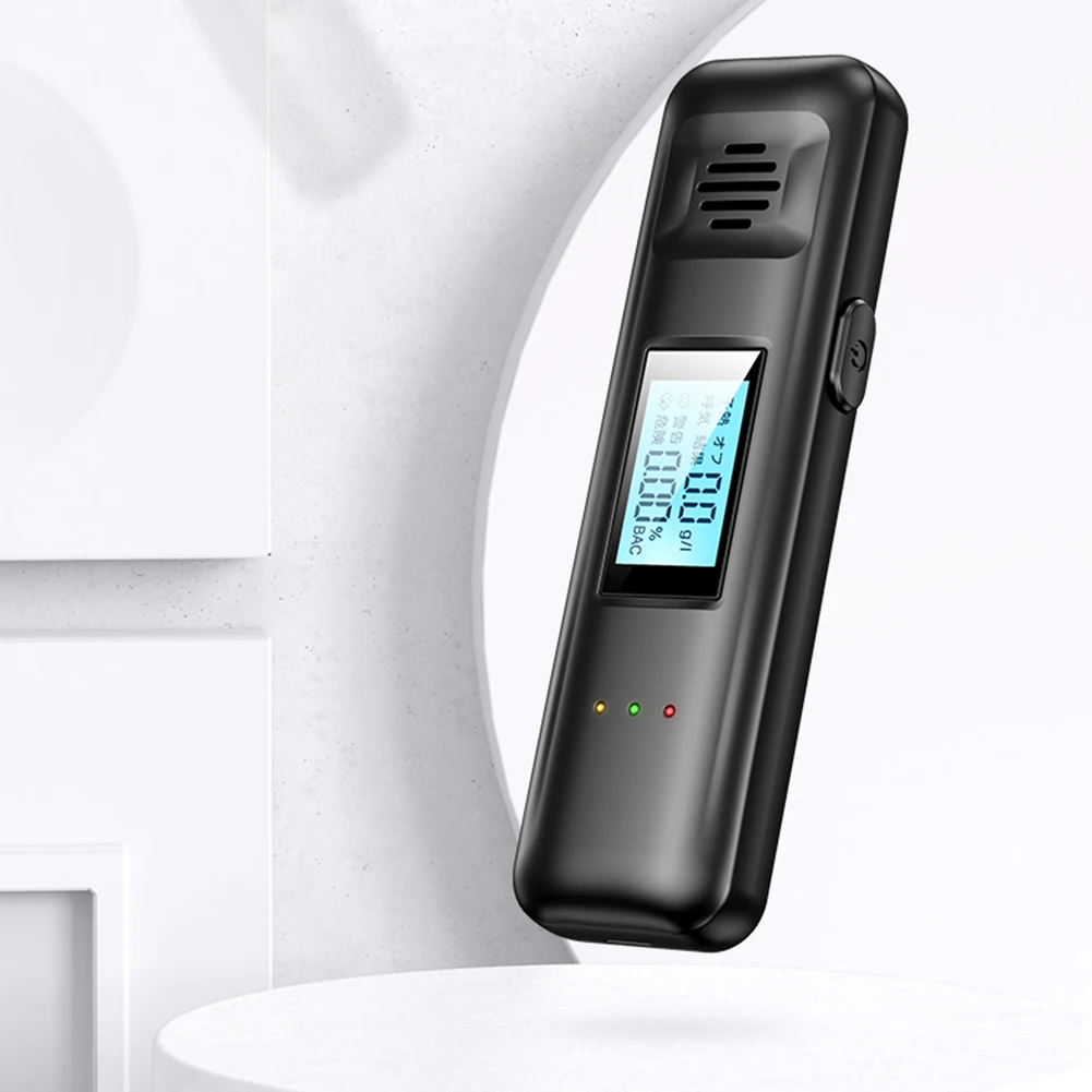 

Цифровой алкотестер, портативный Перезаряжаемый анализатор дыхания, профессиональное устройство для обнаружения алкоголя, для полиции и д...