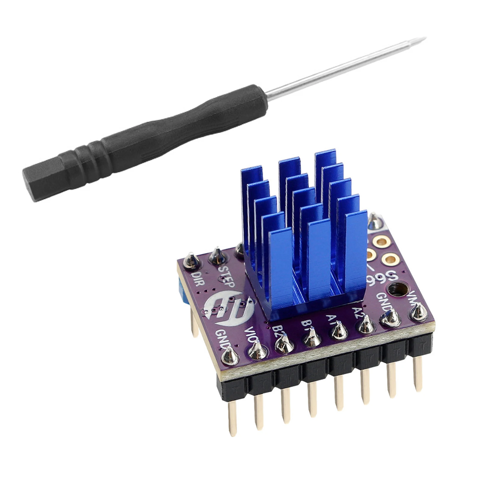 

S6609 Stepper Motor Silent Driver Module High Power 3D Printer Accessories Compatible With TMC2208 256 Subdivision