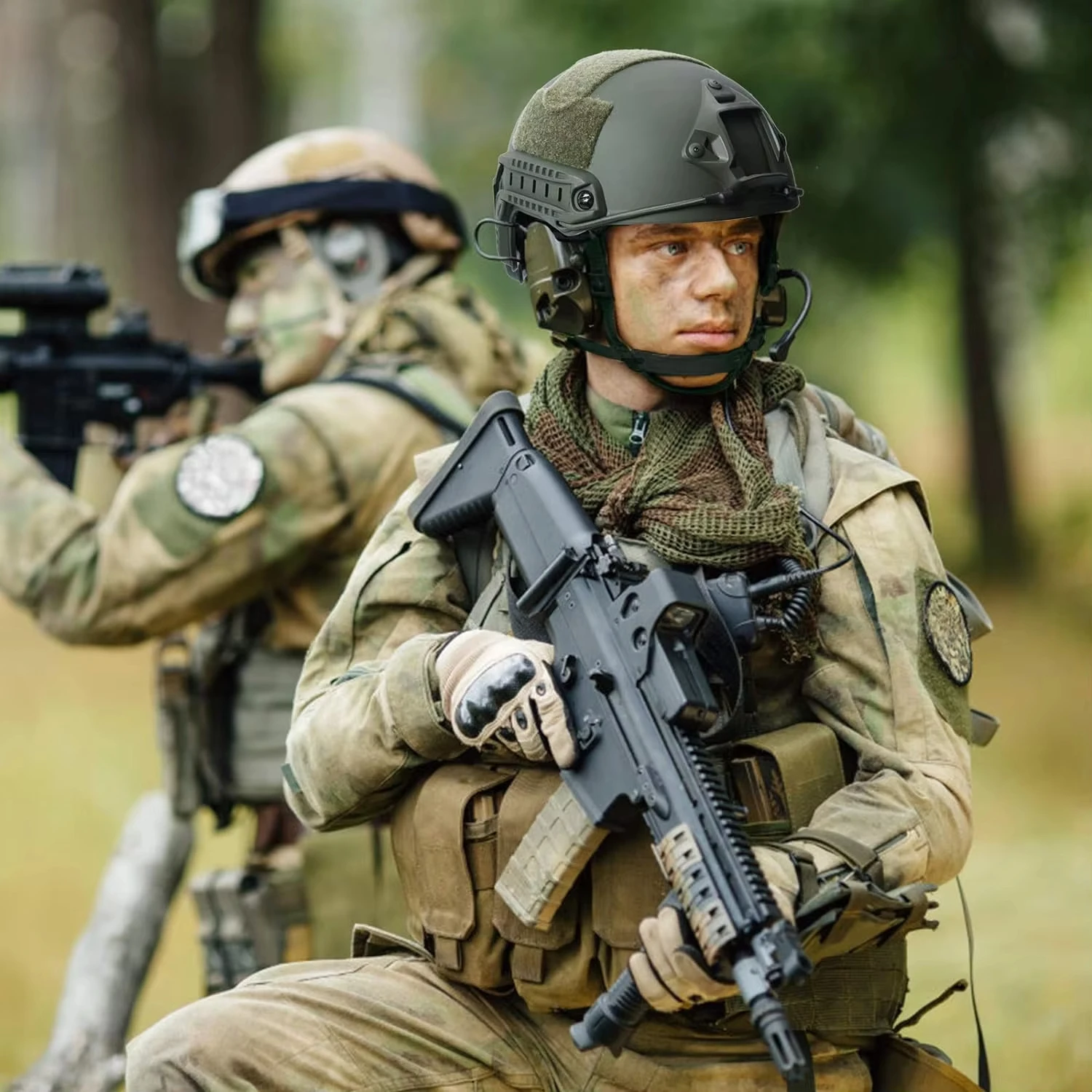 BOOIU FAST Тактический шлем из стекловолокна страйкбольный для активного отдыха