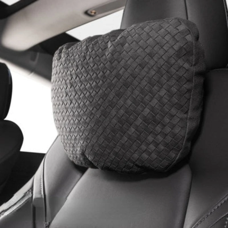 

Car Headrest Suitable For Model3/Y/S/X Neck Protection Suede Headrest
