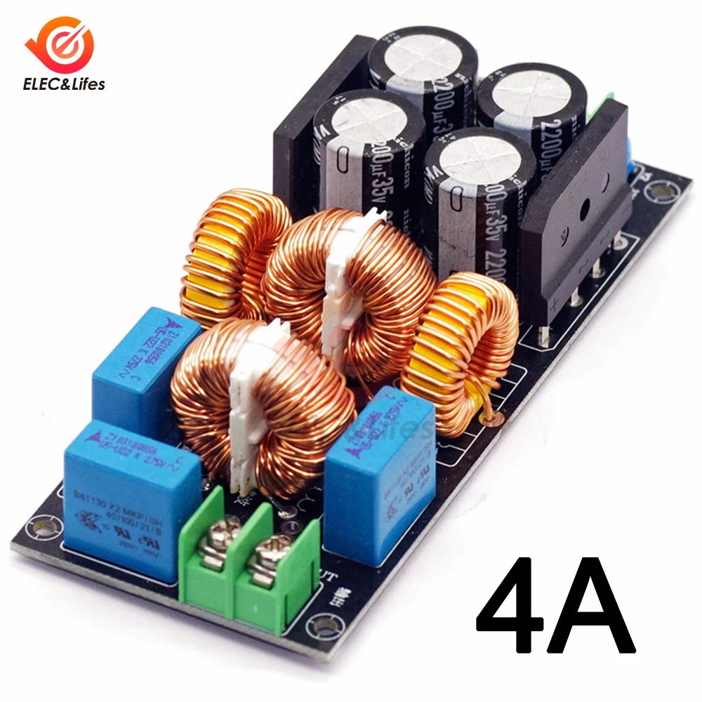 

Фильтр электромагнитных помех Aideepen 4A 10A 20A