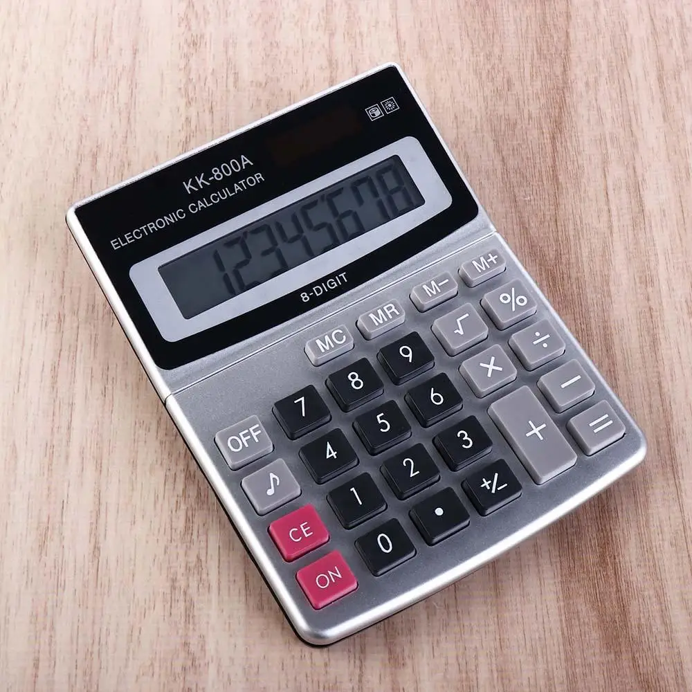 Настольные арифметические канцелярские товары небольшой размер 8-значный