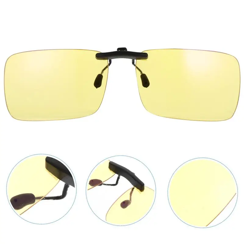 

3pcs Clip-on Blue Light Blocking Glasses Unisex Glasses Accessories Eye Protector