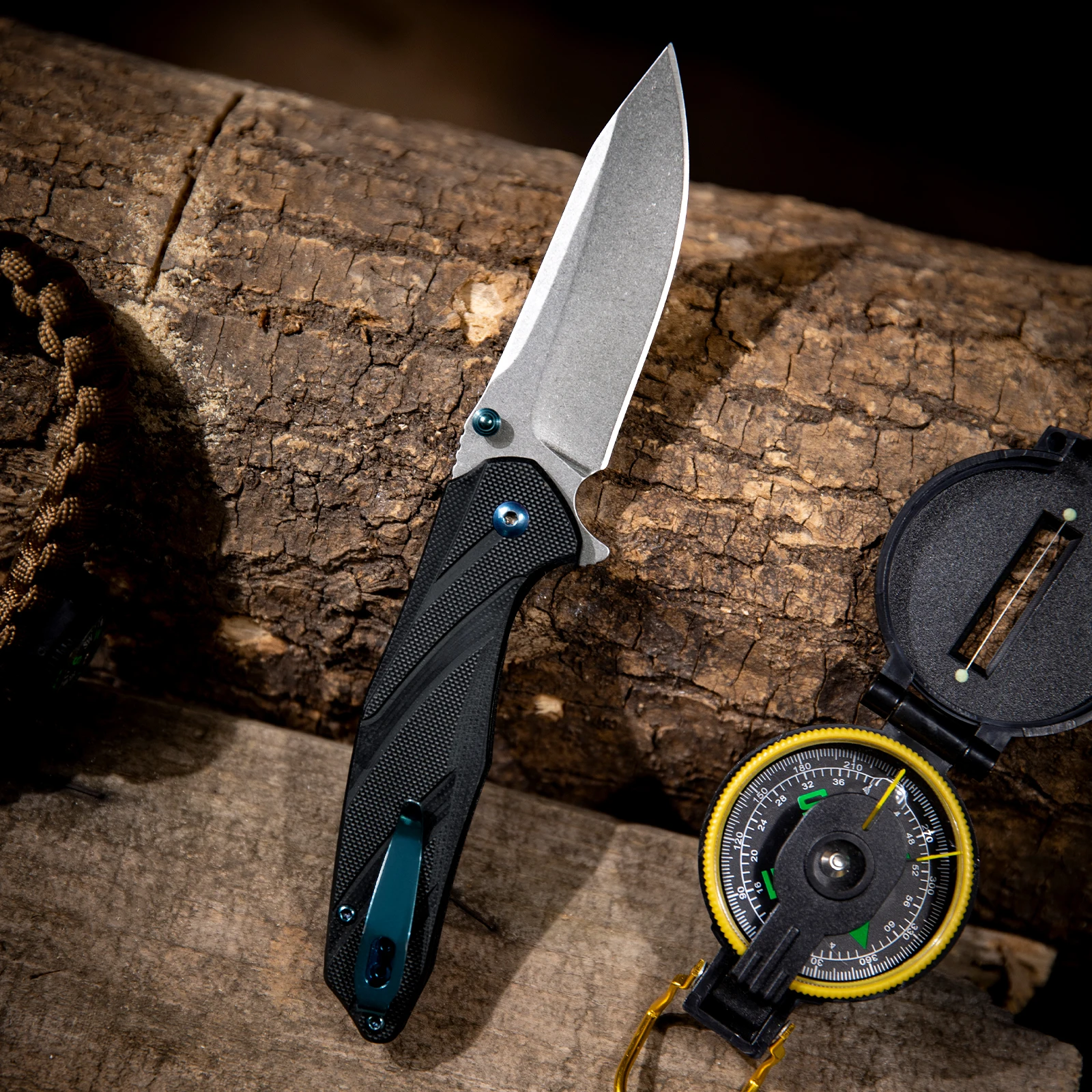 Складной нож D2 со стальным лезвием карманный Клинок с рукояткой G10 для