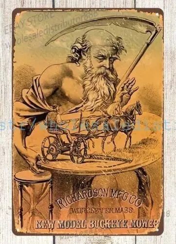 182 сельское хозяйство BUCKEYE MOWER RICHARDSON MFG WORCESTER Massachusetts металлическая жестяная