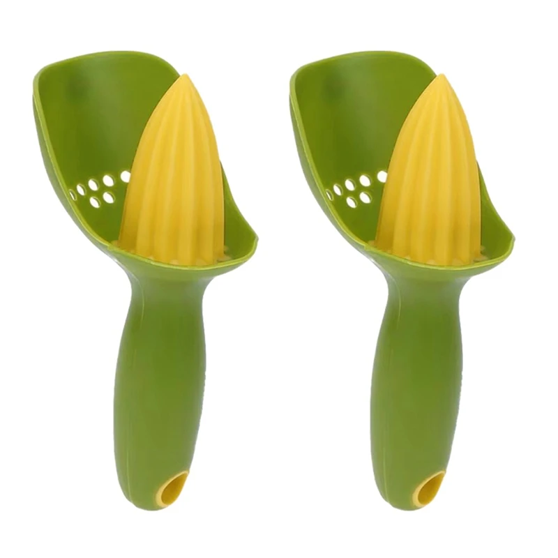 Новинка-Ручная пластиковая кухонная соковыжималка для цитрусовых ручная