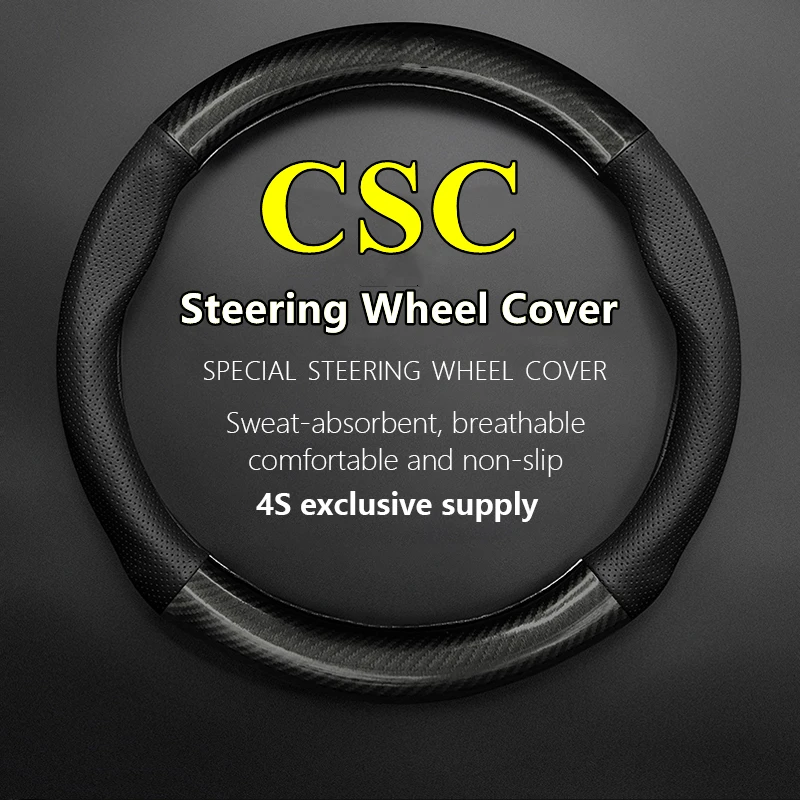 

PU/PVC Carbon For Mercedes Benz CSC Steering Wheel Cover Genuine Leather Carbon Fiber 2011 2012 2013