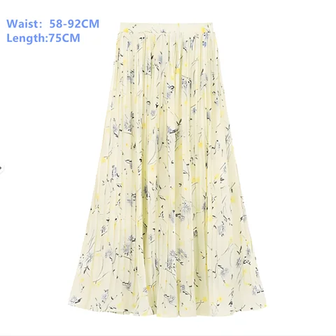 Распродажа! Женская плиссированная юбка Makuluya, винтажная универсальная юбка в горошек с кружевом и бусинами, весна-лето