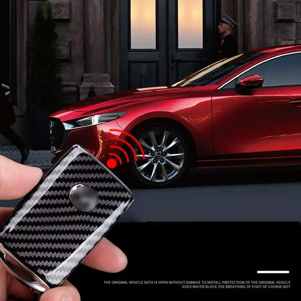 

ABS Plastic Replacement Style Car Key Case Cover Protector Shell for Mazda 3 Axela CX-30 DM Accessories 2020 2021