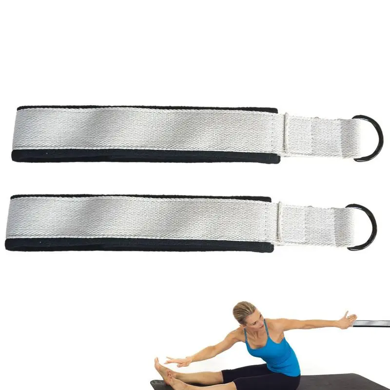 

Pilates Straps 1 Pair Balanced Body Anti Skid Pilates Reformer Strap Flexible Yoga Stretch Strap For Training Gym Workout Feet