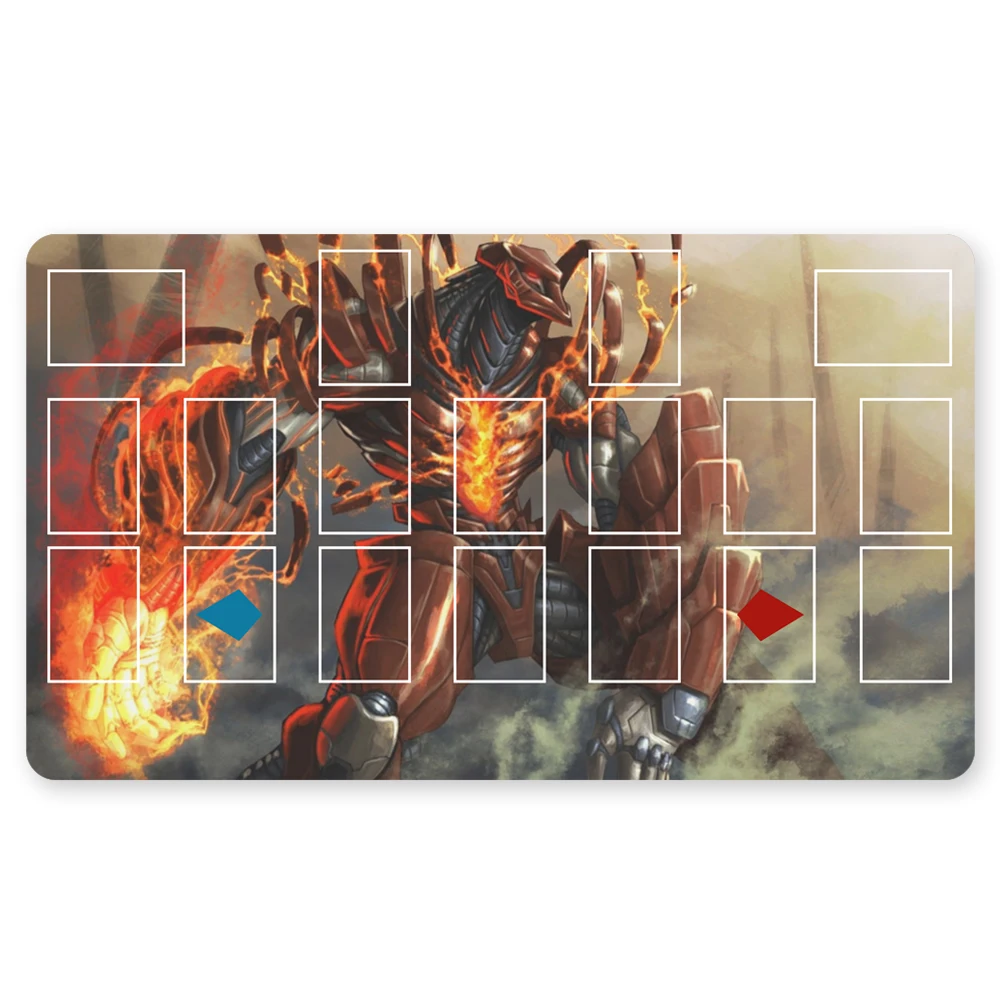 

372737 - TCG Playmat Blue-eyes Ultimate Dragon Dark Magician Duel Monsters Playmats Compatible for YuGiOh OCG TCG CCG + Free Bag