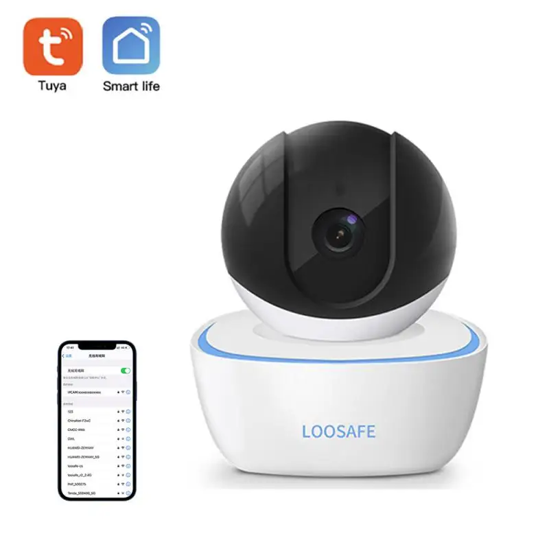 

Tuya Wifi Wireless Security Camera Wholesale Household Graffiti Smart Network HD 360 Panoramic Indoor Wifi Surveillance Camera