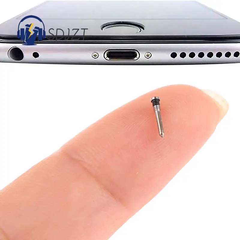 

100Pcs Back Cover Bottom Screw for iPhone 13 12 11 X XSM 7 8 Plus Dock Connector Five Star Pentalobe Screws Parts