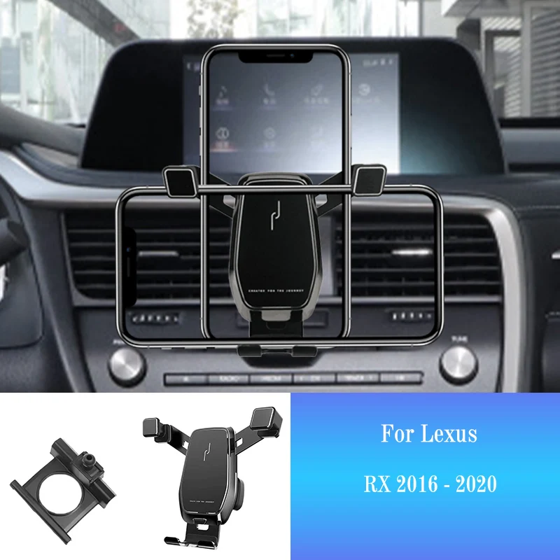 

Автомобильный держатель для мобильного телефона для Lexus RX 2009-2015 2016-2020, крепление для смартфона, автомобильный Стайлинг, кронштейн, GPS-подстав...