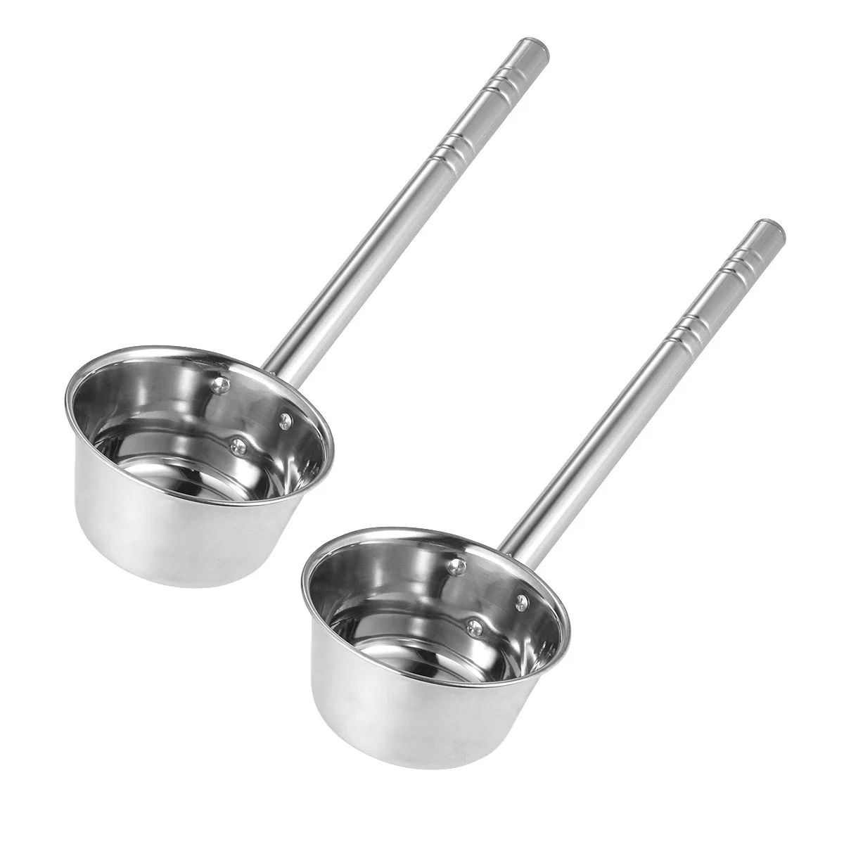 

Ladle Water Scoop Stainless Steel Dipper Cup Kitchen Metal Soup Handle Shampoo Hair Spoon Washing Cooking Rinse Bath Bathroom