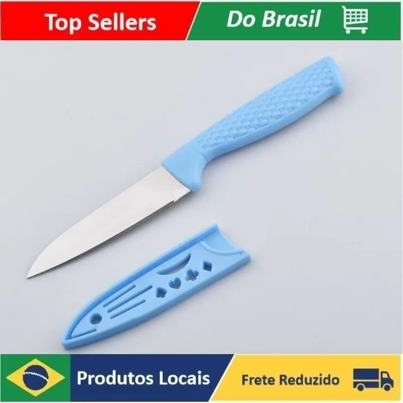 

Natal Faca Lamina Afiada Em Aço Inox Con Protector Tampa Promoções