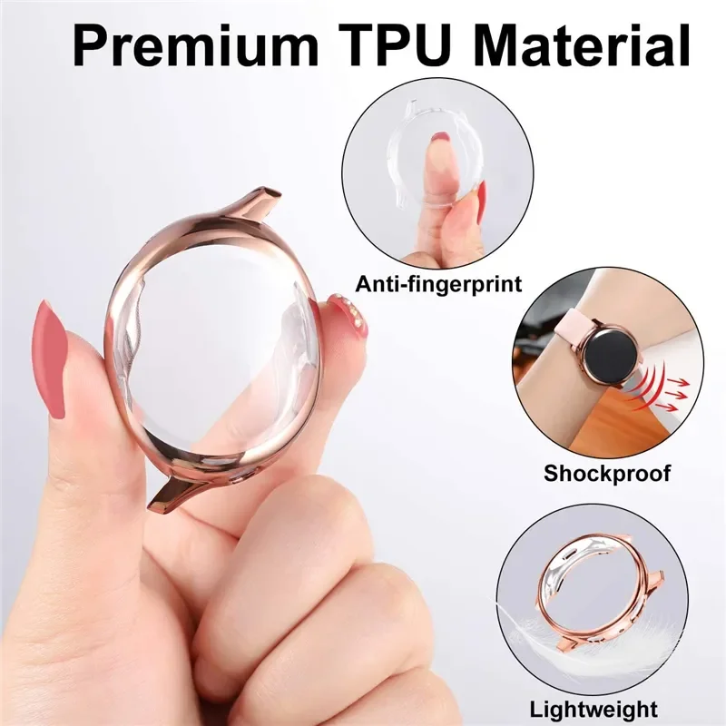 For Galaxy Watch Active 2 44mm 40mmm Watch Accessories Protective Full Cover Case+film For Samsung Galaxy Watch active 2