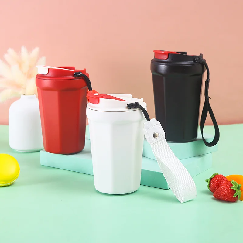

Coffee Cup Outdoor Portable Car Water Cup Stainless Steel Vacuum Mug