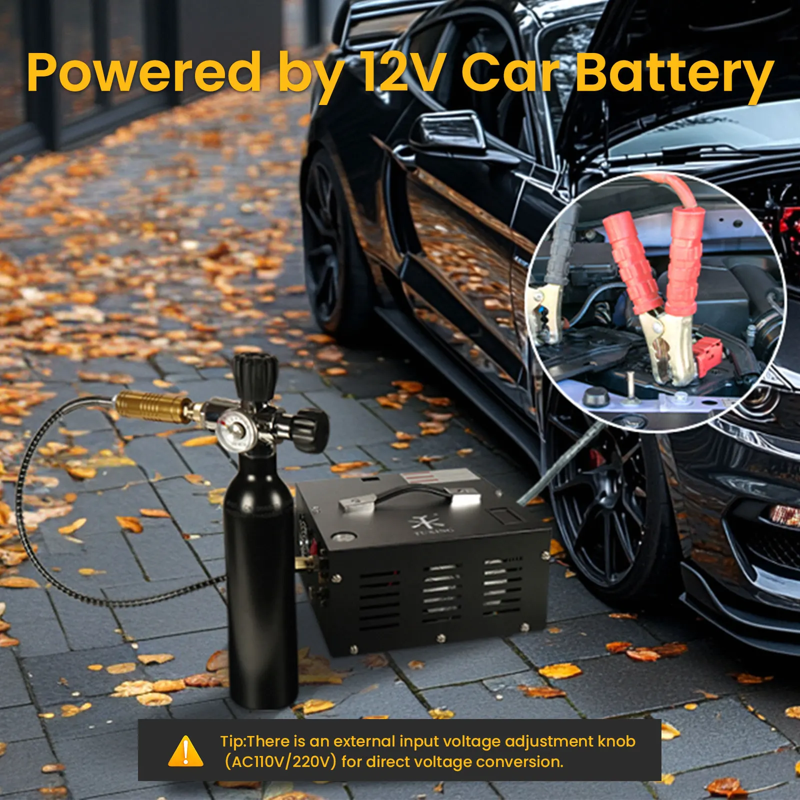 Воздушный компрессор TUXING 4500Psi PCP встроенный трансформатор электрический