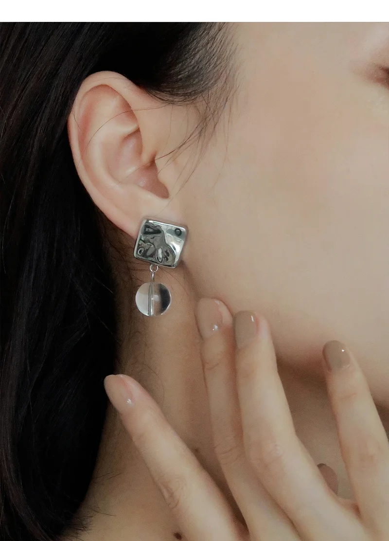 

Timeless Wonder Stunning Geo Ball Stud Earrings for Women Designer Jewelry Fashion Ins Egirl Aesthetic Korean Japan Emo New 2388