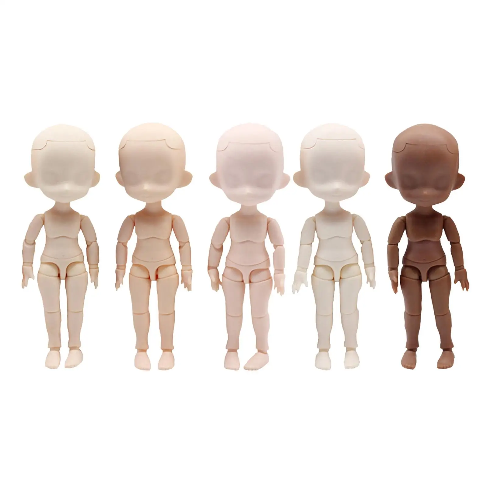 

1/12 Movable Joints Doll with Ball Jointed Dolls 14cm Free to Change