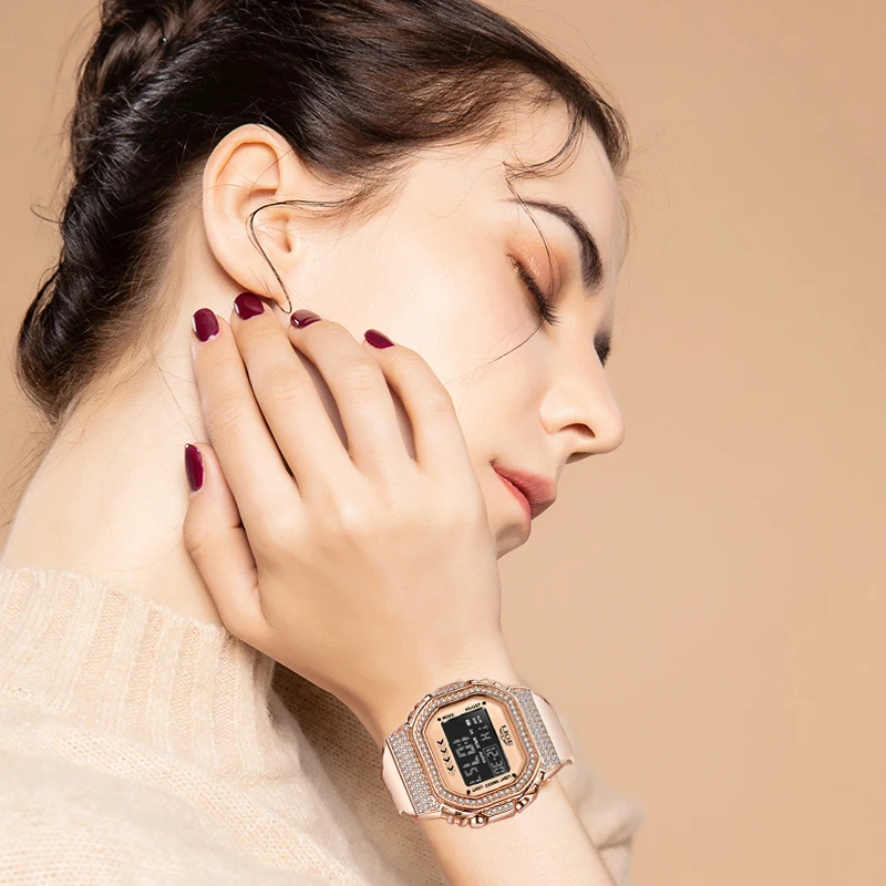 

LIGE Ladies Watches Ultra-thin Luxury Quartz Watch Fashion Women Clock Electronic Waterproof Calendar Week Bracelet Wristwatch