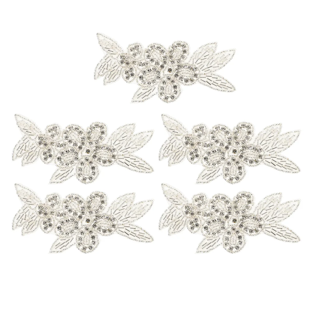 

Аппликация Стразы 5 шт., нашивки для свадебного платья, официального платья