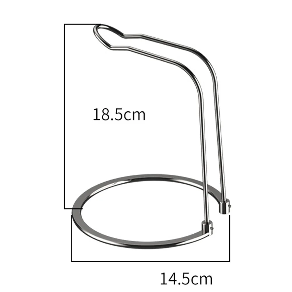1pc Fishing Reel Display Stand 18.5/23x14.5cm Stainless Steel Support Rack Detachable Fishing Equipment Reel Cases Accessories