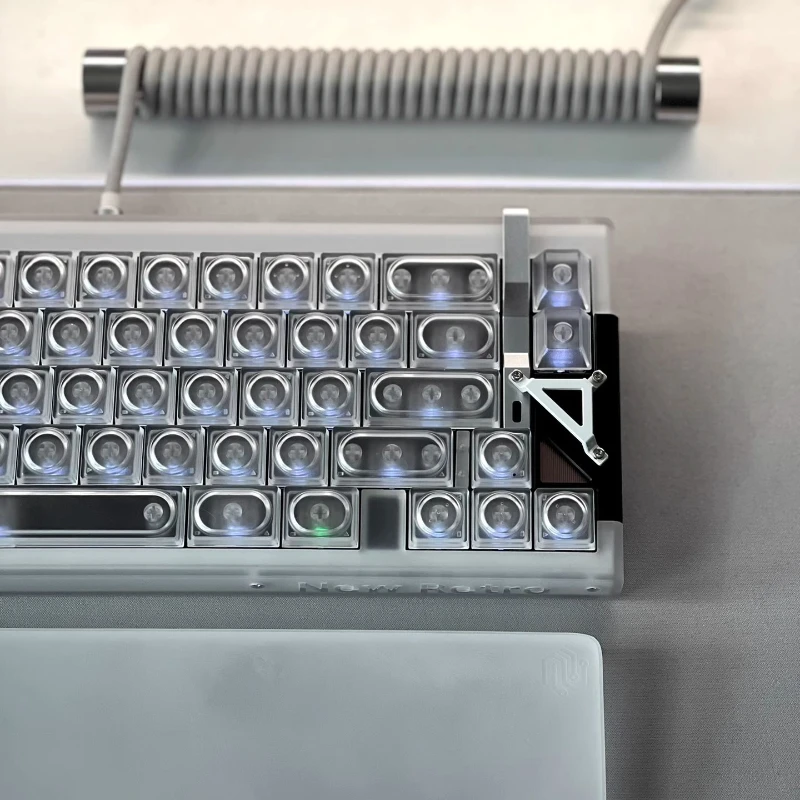Фото Doys Красочный строительный блок Клавиатура MX Механическая клавиатура PBT Keycap 1U Игрушка без резьбы Низкопрофильные колпачки для клавиш Аксессуары для ПК Подарок №3