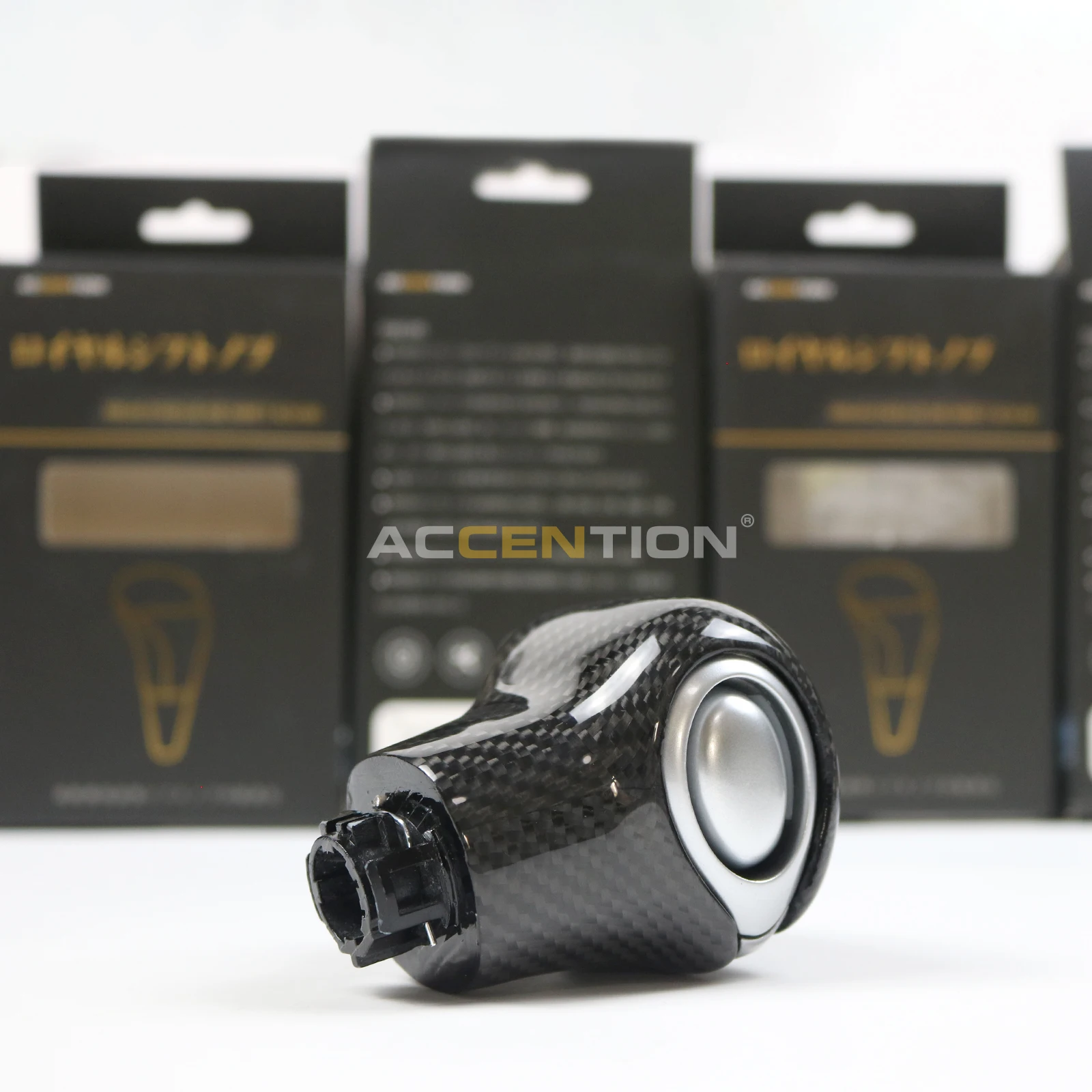 Черная ручка переключения передач из углеродного волокна для Toyota Sienna 2021 2022 2023 2024