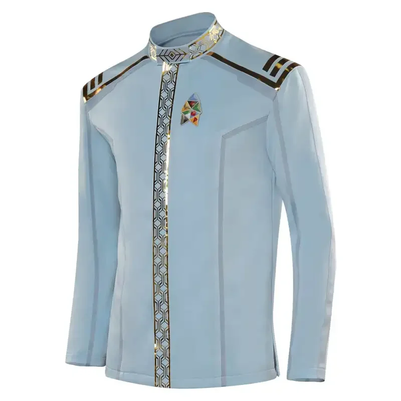 M Benga косплей фантазия синяя униформа ТВ странные новые миры костюм маскировка