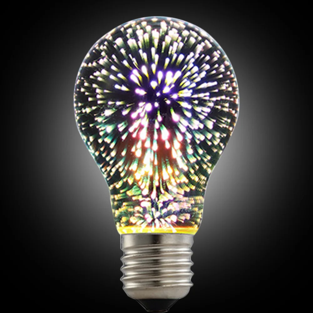 

Fireworks RFID Blocking Vintage Nightlight Durable Bar 3D Dining Room