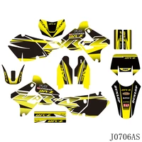 for suzuki drz400 sm s e drz 400 sm s e 2000 2020 full graphics decals stickers motorcycle background custom number name