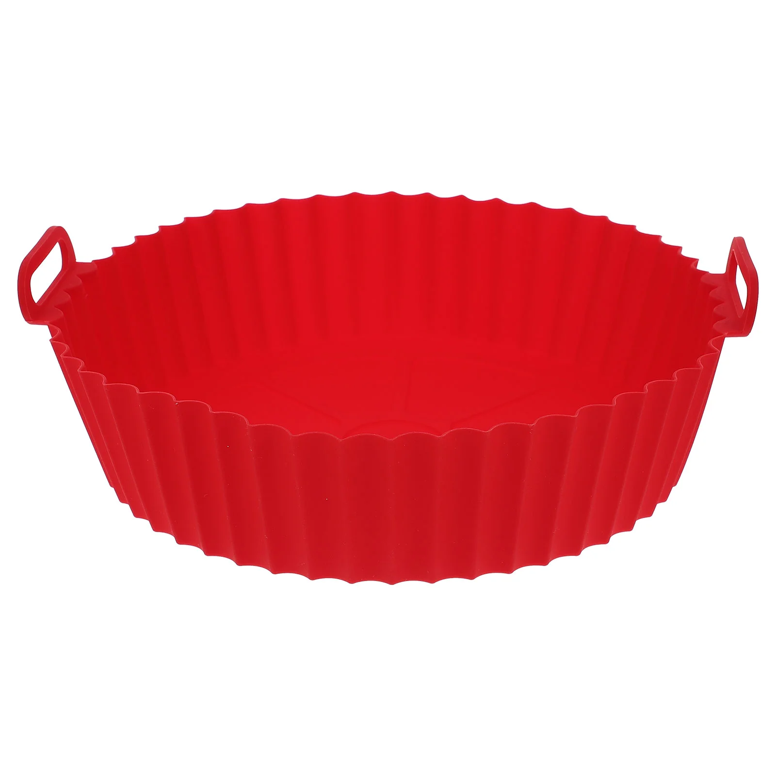 

Fryer Air Silicone Liner Basket Pot Oven Reusable Stick Non Baking Pan Bowl Round Steamer Liners Accessories Washabledeep Heat