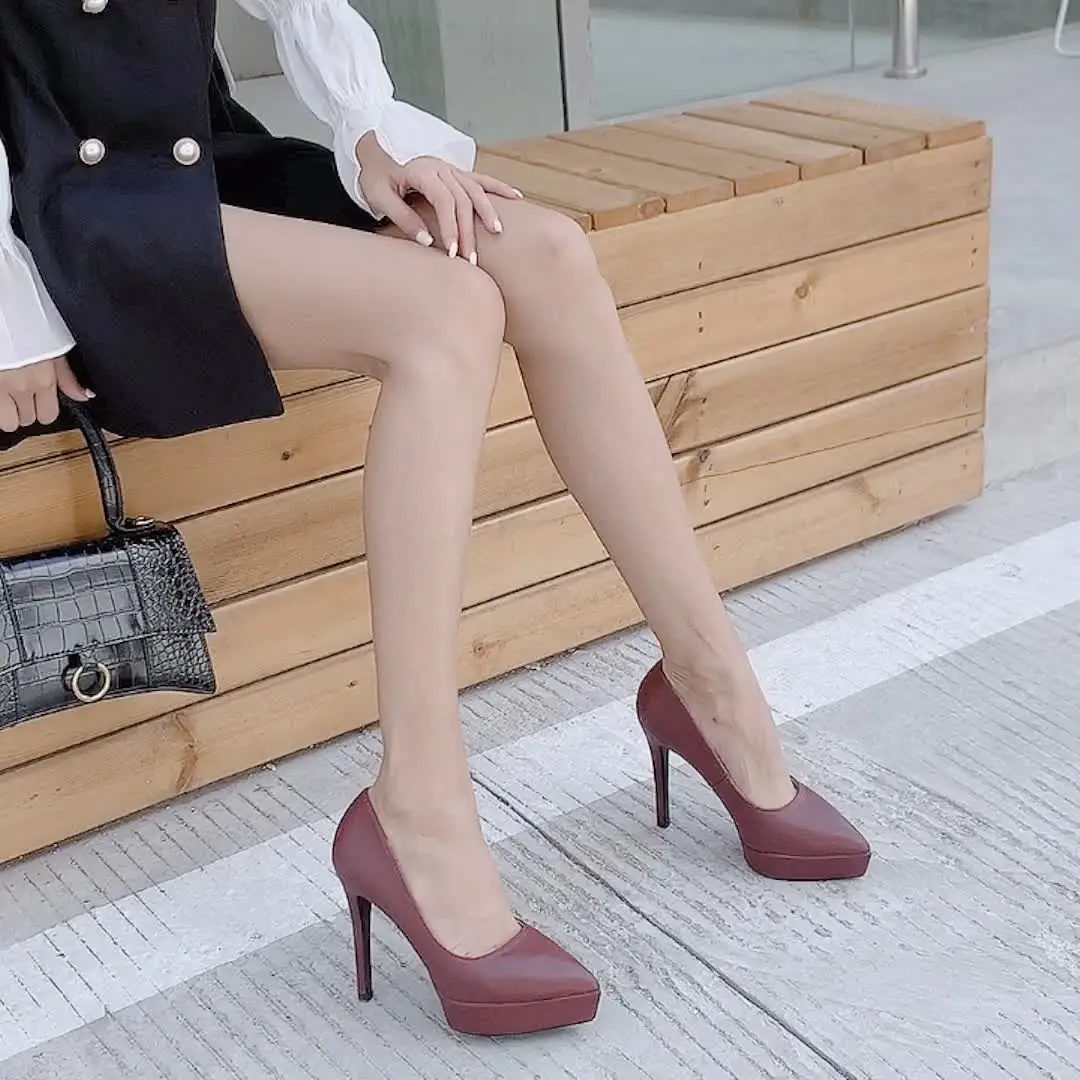 

Dress Shoes Round Toe Woman High Heels Stiletto Sandals Ladies Lace-Up Basketball Platform Slip On Shallow Mouth 2022 Pointed Pu