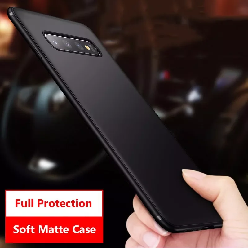 

TPU Matte Case For Samsung Galaxy s21 S20 S10 S9 S8 Plus Ultra Soft Phone Case Back Cover For Samsung Note 20 10 9 Case