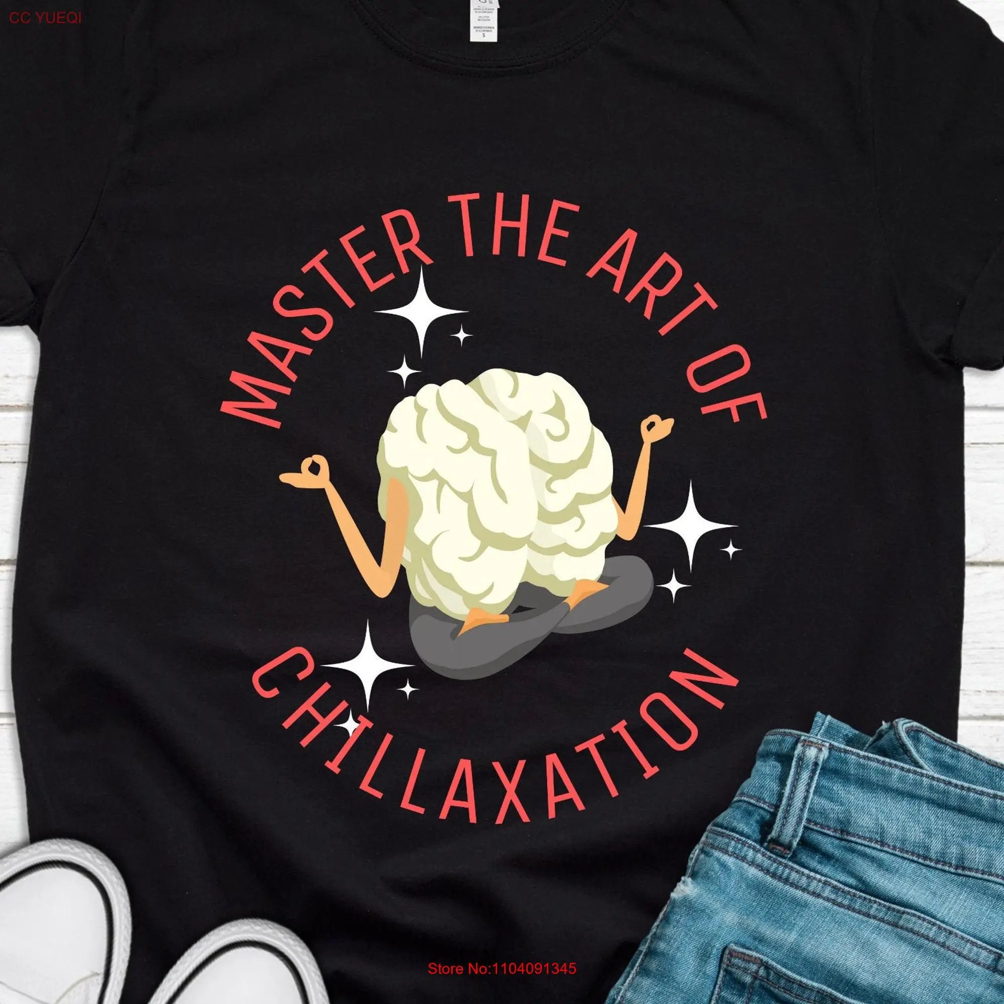 Футболка с длинным или коротким рукавом и надписью Be More Chill The Art of Chillaxation