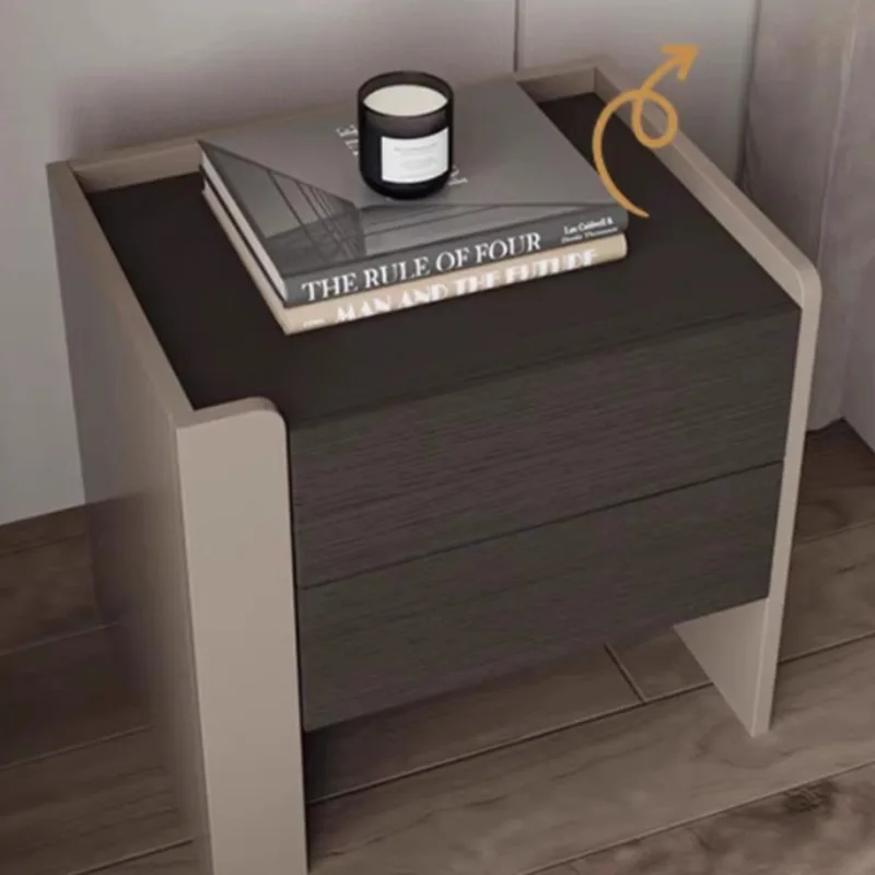 Итальянский уникальный минималистичный дизайн деревянная прикроватная