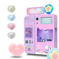 new high quality latest floss flower vending automatic cotton candy making machine in world sponge maker for children
