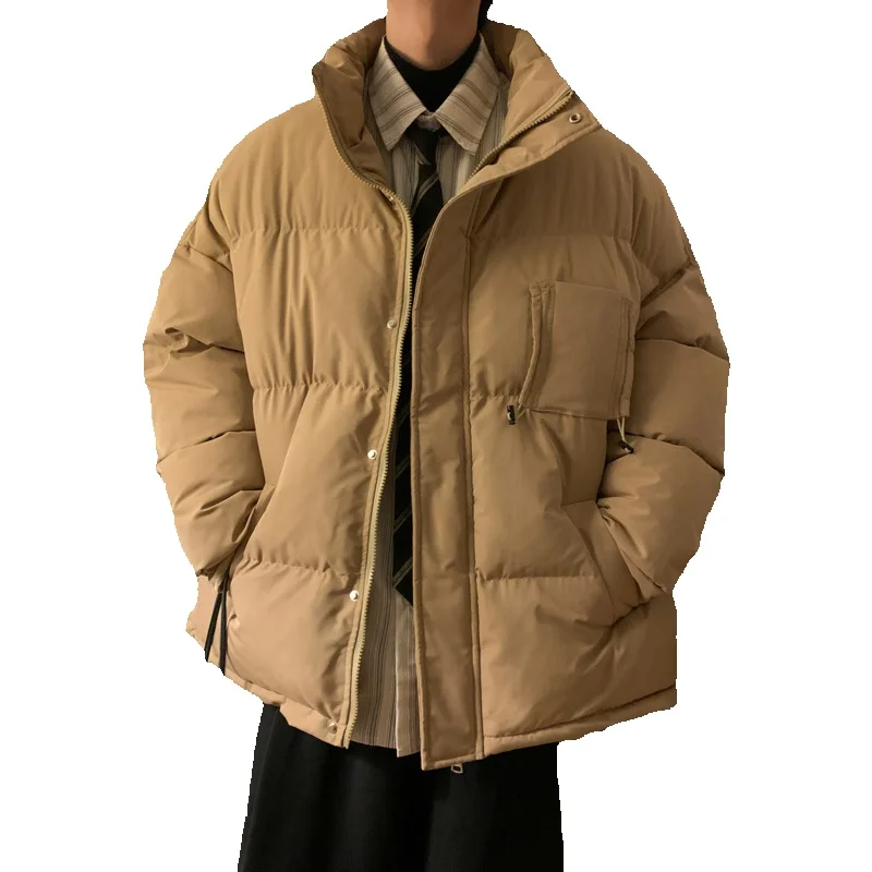 Winter Jacket Men Warm Fashion Casual Thickened Down Jacket Men Streetwear Korean Loose Thick Short Coat Mens Parker Clothes