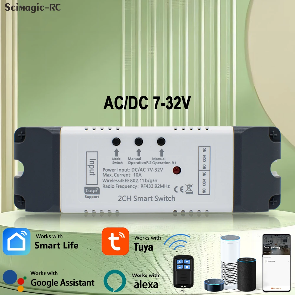 

Scimagic-RC контроллер двигателя 2-канальный Wi-Fi