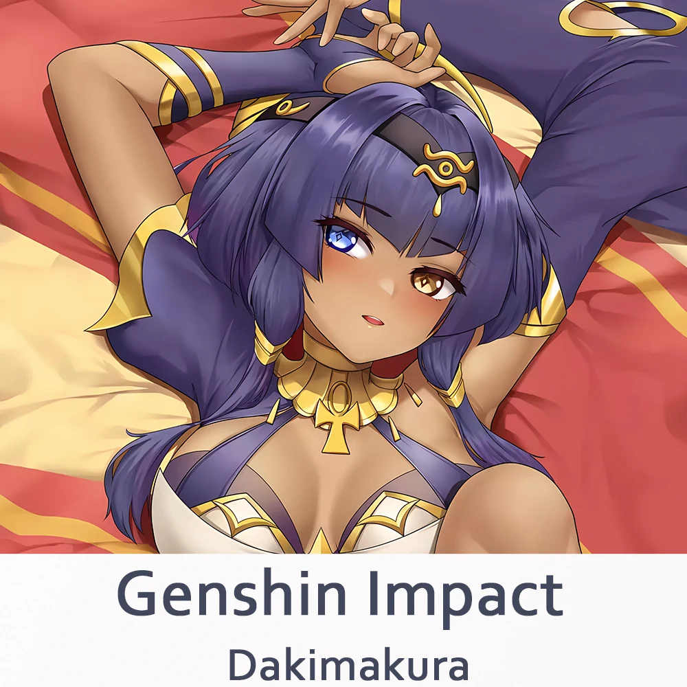 Genshin Impact Candace Dakimakura 2WAY Чехол для тела в стиле аниме отаку Подушка Чехлы подушек
