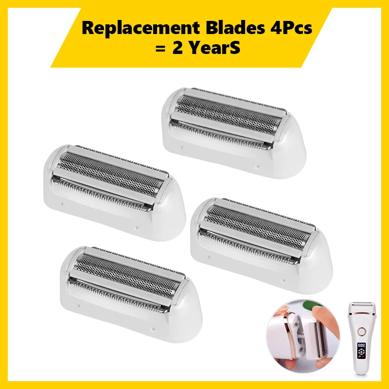 Set Women Hair Remover Razor Blades Set Ladies Shaver Replacement Head Tools