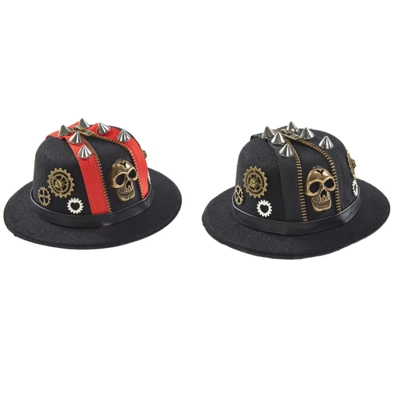 

Steampunk Hat Steampunk Bowler Hat Steampunk Traveler Goth Top Hat
