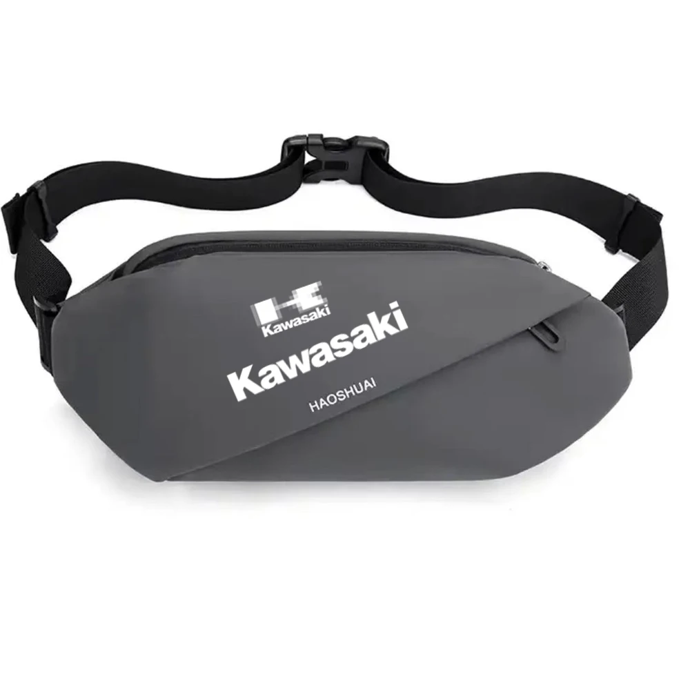 FOR Kawasaki Motorcycle 2023 new men's fashion multifunctional waterproof cross-body bag men's chest bag