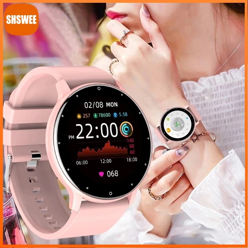 

For Xiaomi Huawei Women Smart Watch Men Real-time Activity Tracker Heart Rate Monitor Sports Smart Watch Men For Android IOS